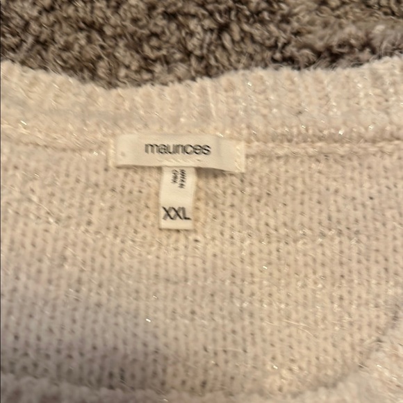 Maurices Cream Cable-Knit Sweater - Picture 2 of 8